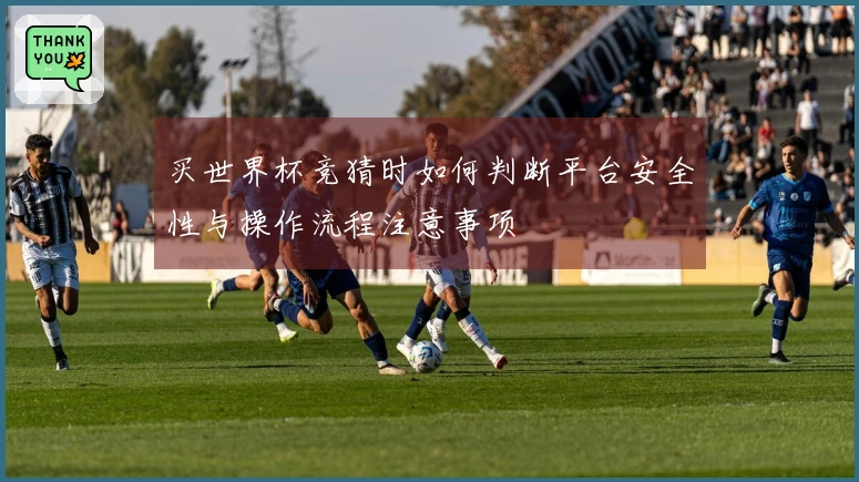 买世界杯竞猜时如何判断平台安全性与操作流程注意事项