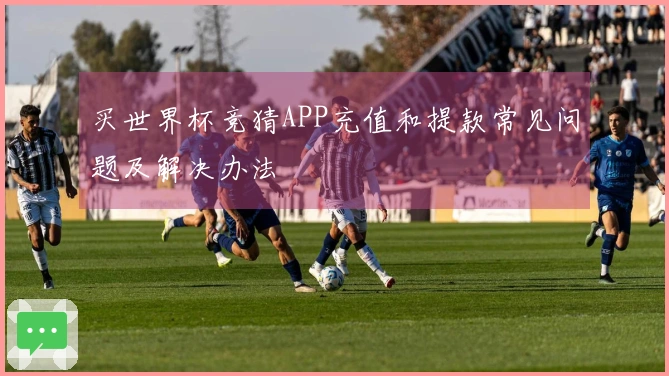 买世界杯竞猜APP充值和提款常见问题及解决办法