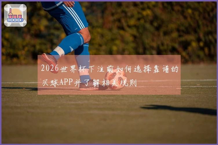 2026世界杯下注前如何选择靠谱的买球APP并了解相关规则
