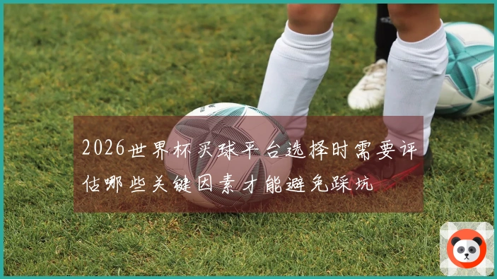 2026世界杯买球平台选择时需要评估哪些关键因素才能避免踩坑